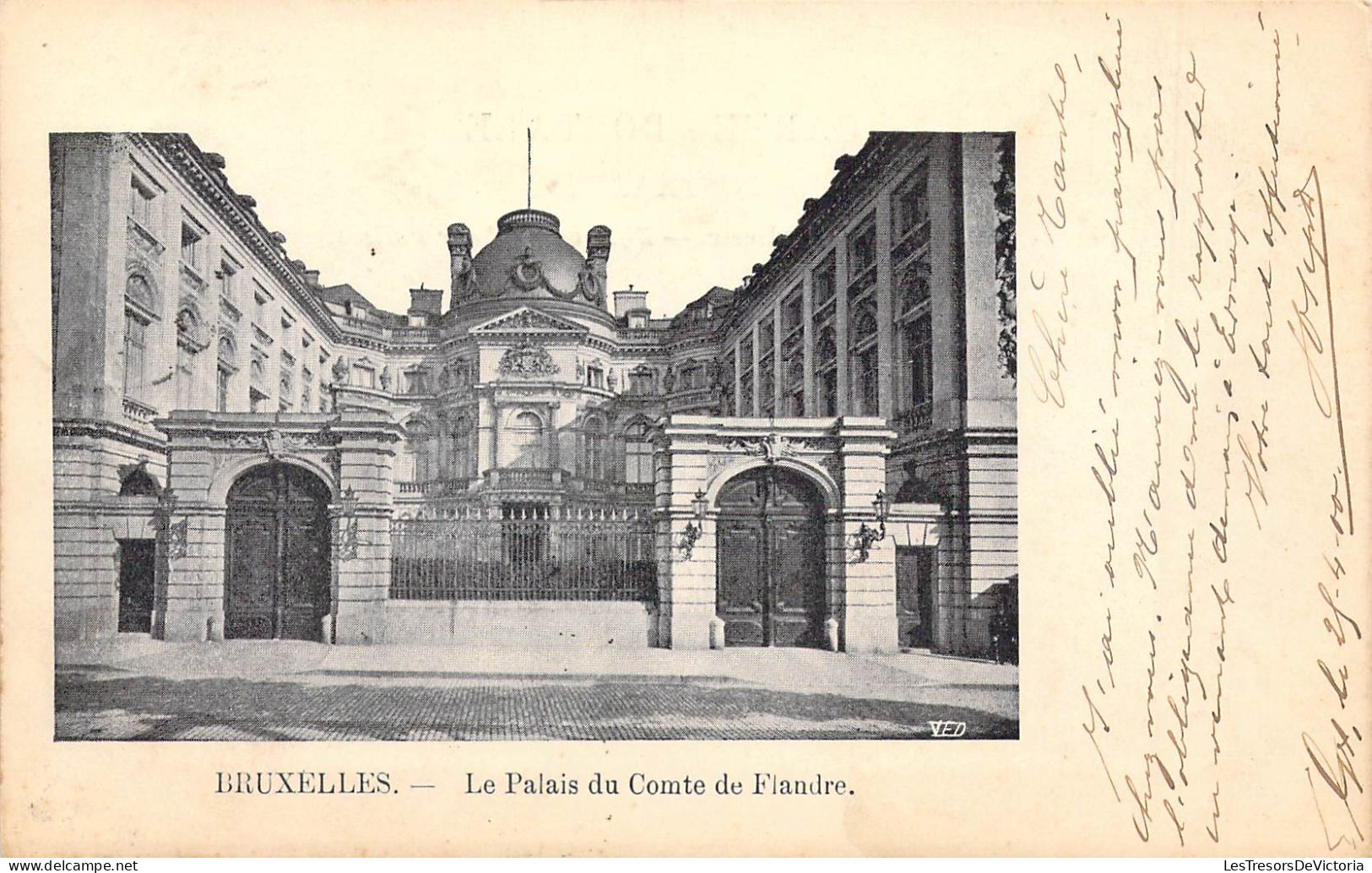 BELGIQUE - BRUXELLES - Le Palais Du Comte Des Flandre - Carte Postale Ancienne - Other & Unclassified