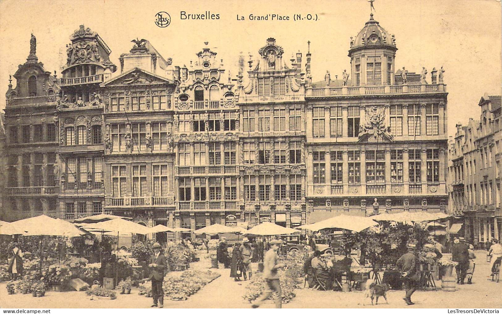 BELGIQUE - BRUXELLES - La Grand'Place - Carte Postale Ancienne - Andere & Zonder Classificatie