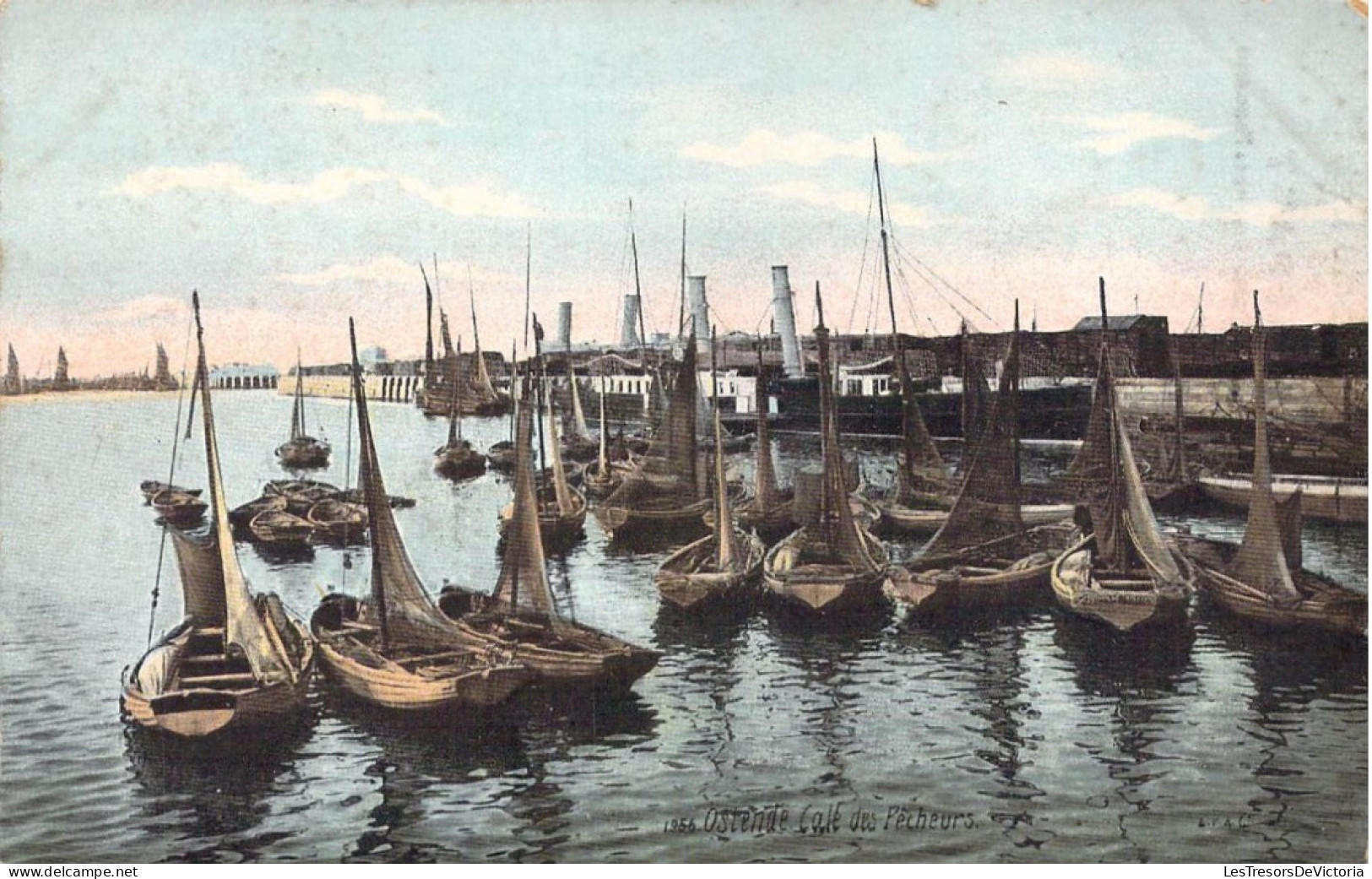 BELGIQUE - Ostende - Cale Des Pêcheurs - Carte Postale Ancienne - Oostende