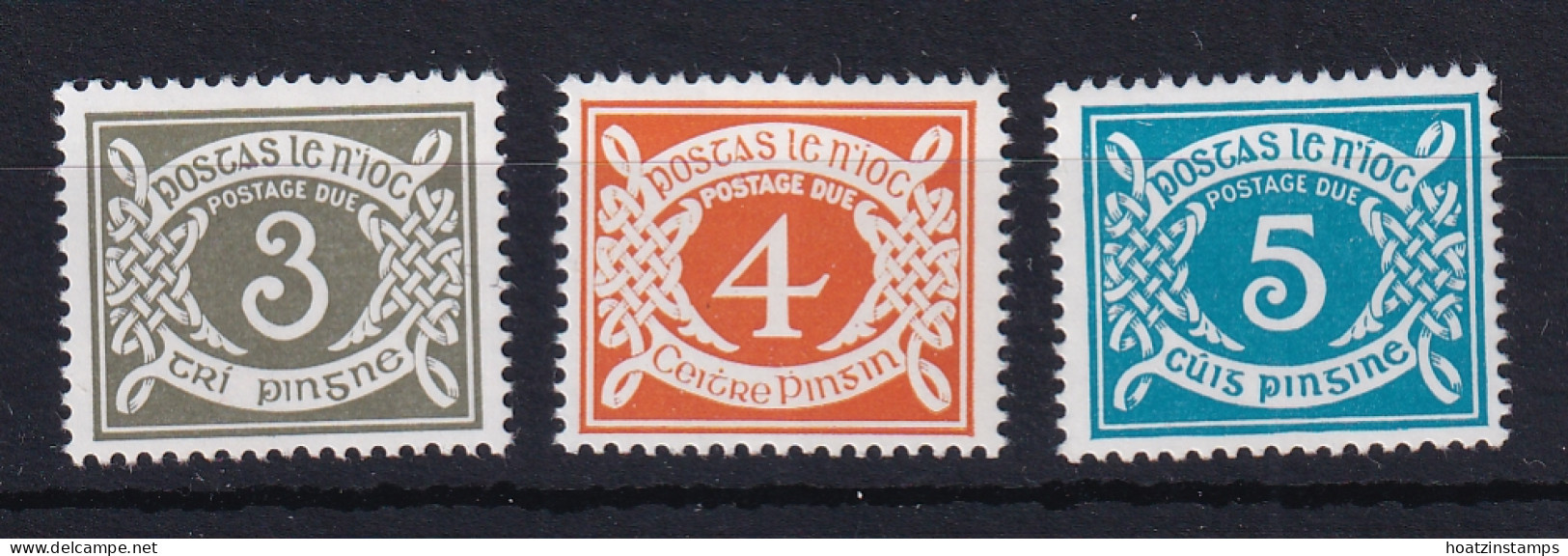 Ireland: 1978   Postage Due Set   SG D22-D24   [No Wmk]   MNH - Segnatasse