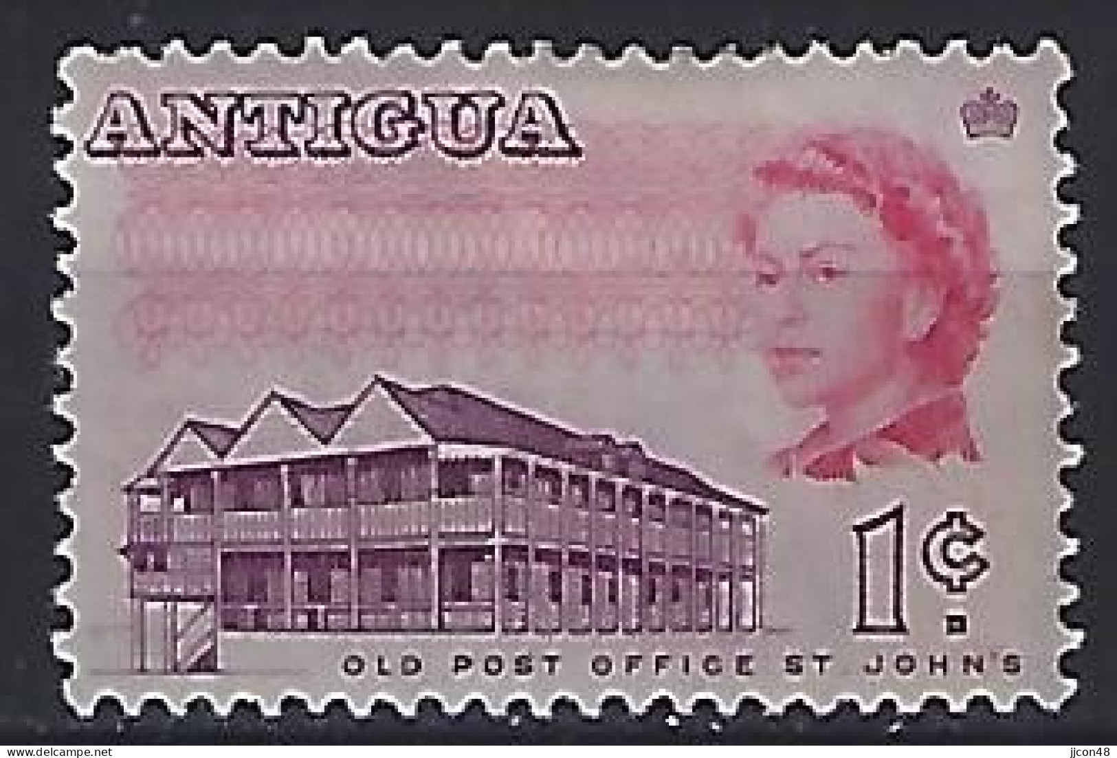 Antigua 1966  Queen Elizabeth Ll (*) MM - 1960-1981 Autonomie Interne