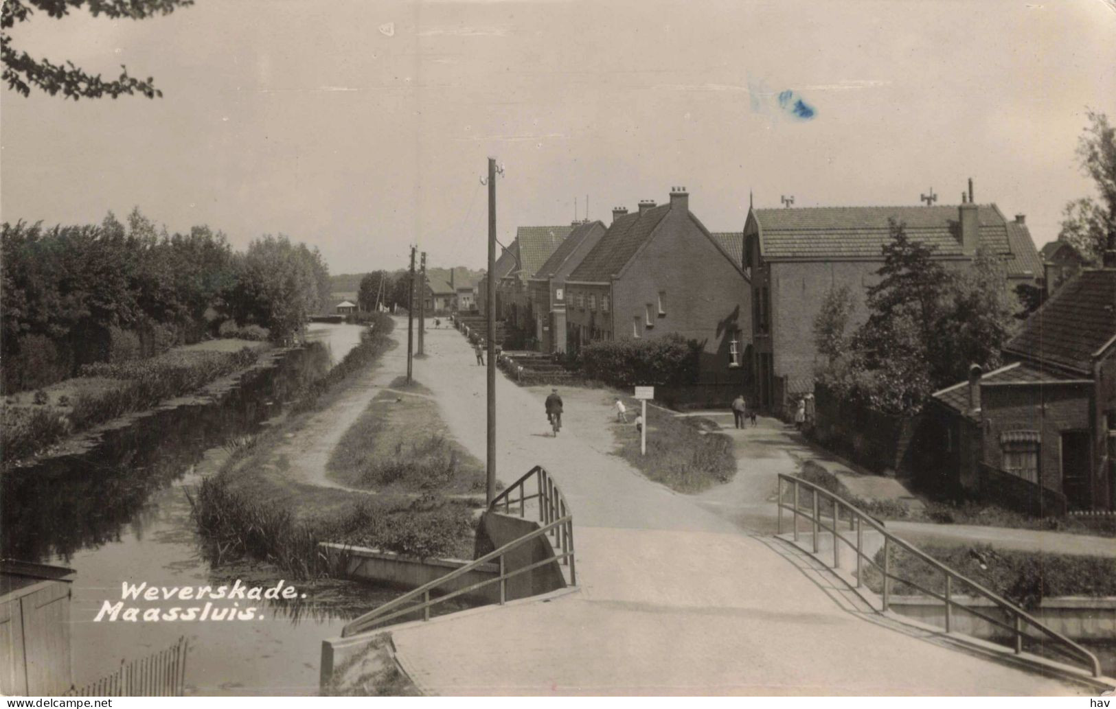 Maassluis Weverskade Oude Fotokaart 2179 - Maassluis