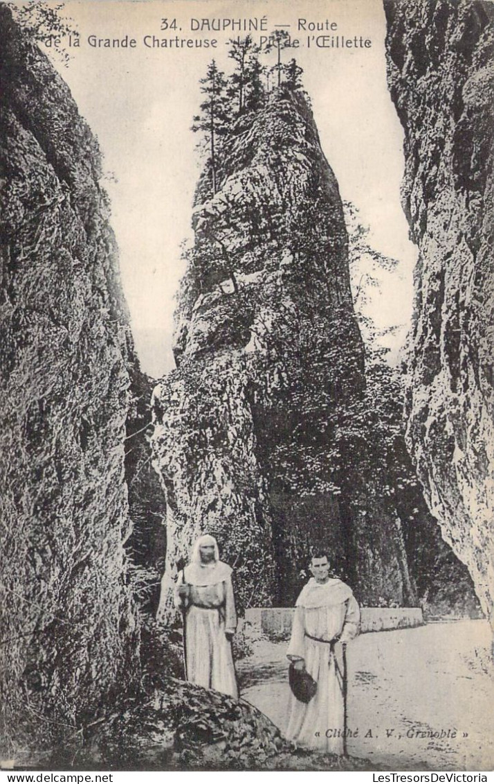 FRANCE - 38 - Dauphiné - Route De La Grand Chartreuse - Le Pic De L'Œillette - Carte Postale Ancienne - Autres & Non Classés