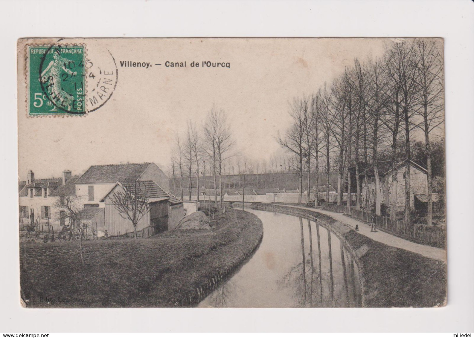 M809 - VILLENOY - Canal De L'Ourcq - Villenoy