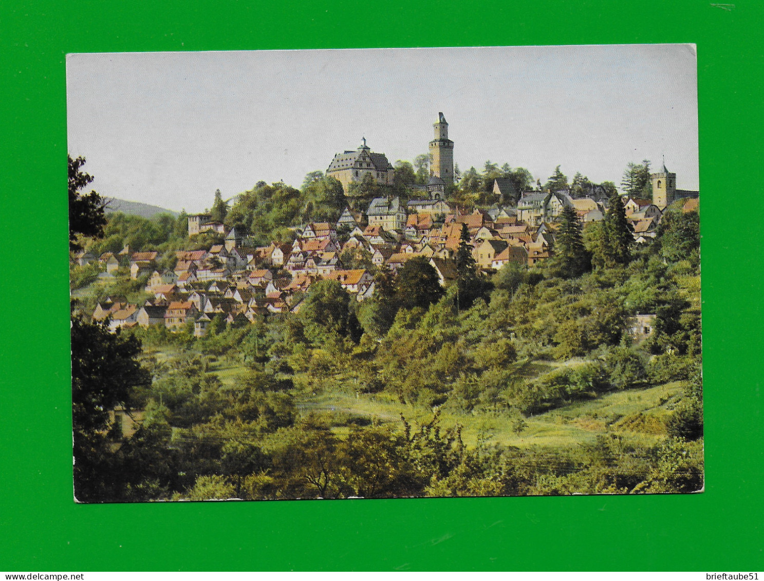AK  KRONBERG Im TAUNUS  1960  (in Farbe)  #  Stadtansicht  Mit Burgberg - Kronberg