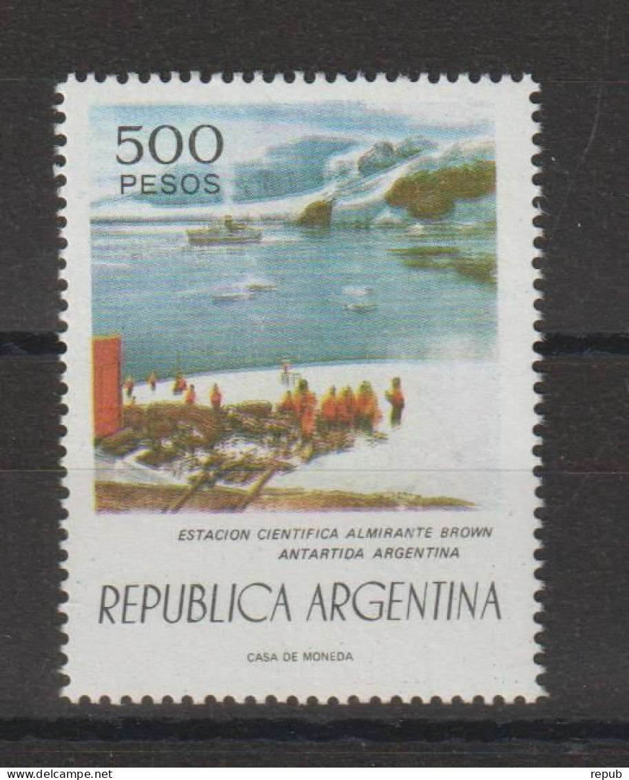 Argentine 1977 Station Scientifique Antarctique 1076, 1 Val ** MNH - Nuovi