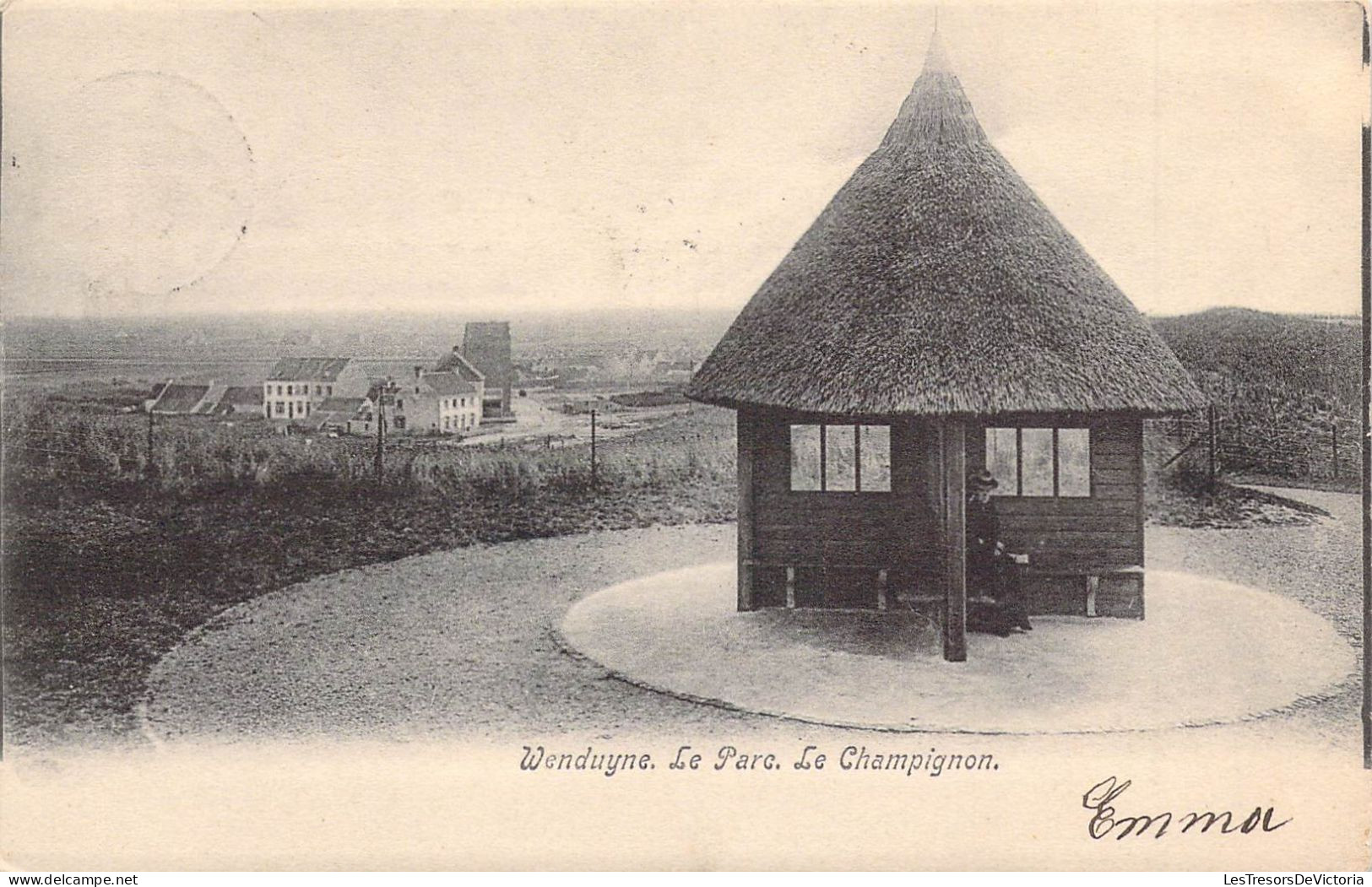 BELGIQUE - WENDUYNE - Le Parc - Le Champignon - Carte Postale Ancienne - Wenduine