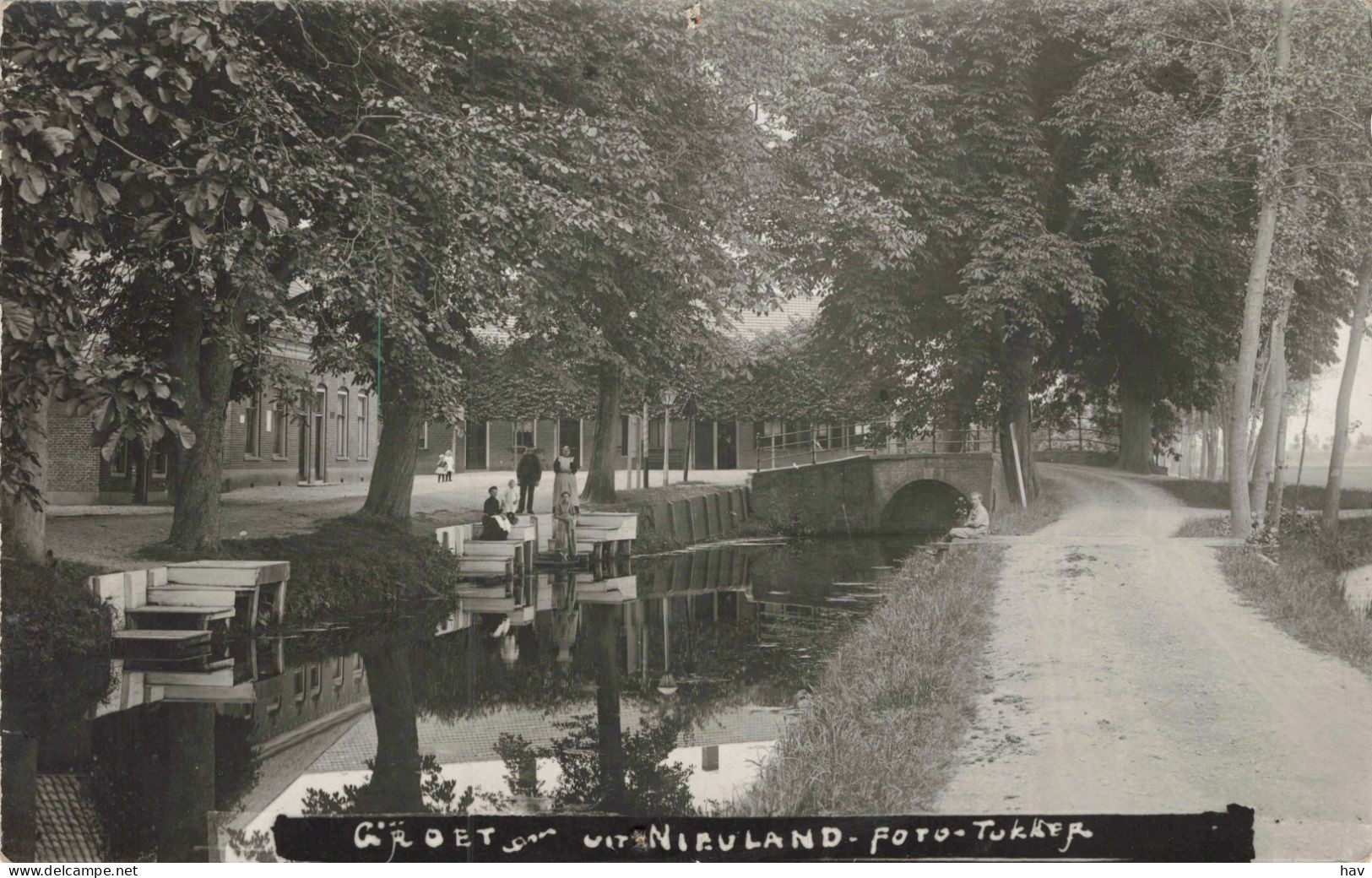 Nieuwland Oude Fotokaart Van Fotograaf Tukker 2192 - Alphen A/d Rijn