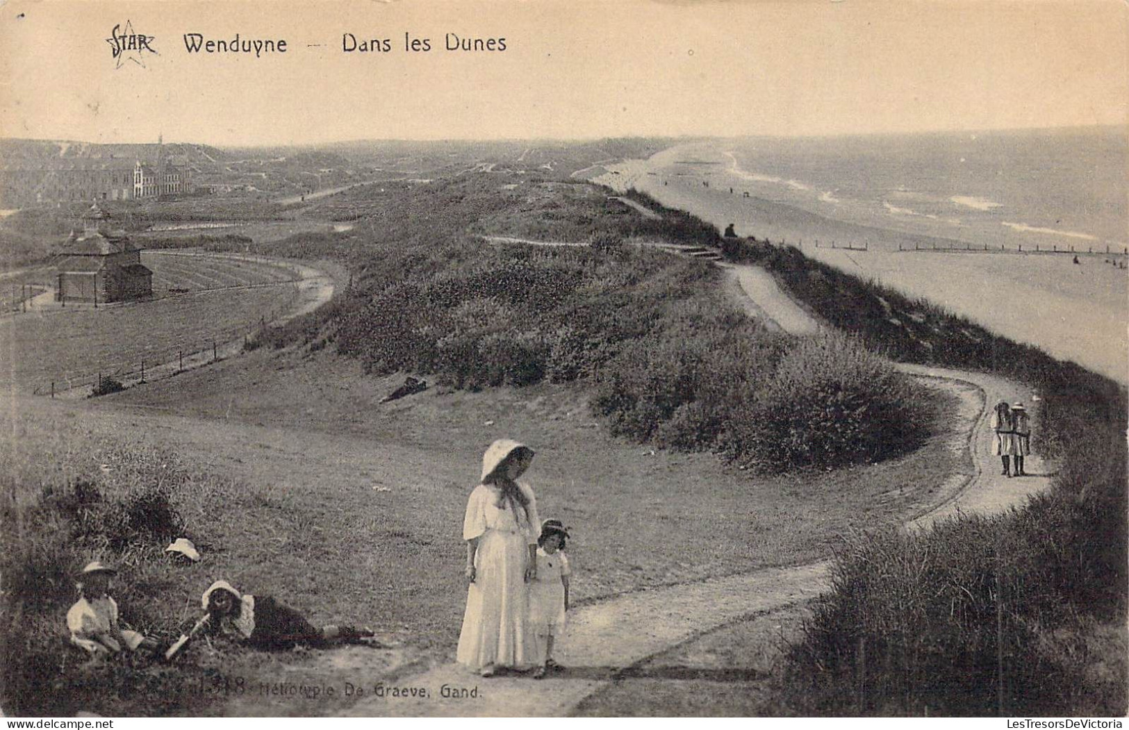 BELGIQUE - WENDUYNE - Dans Les Dunes - Carte Postale Ancienne - Wenduine