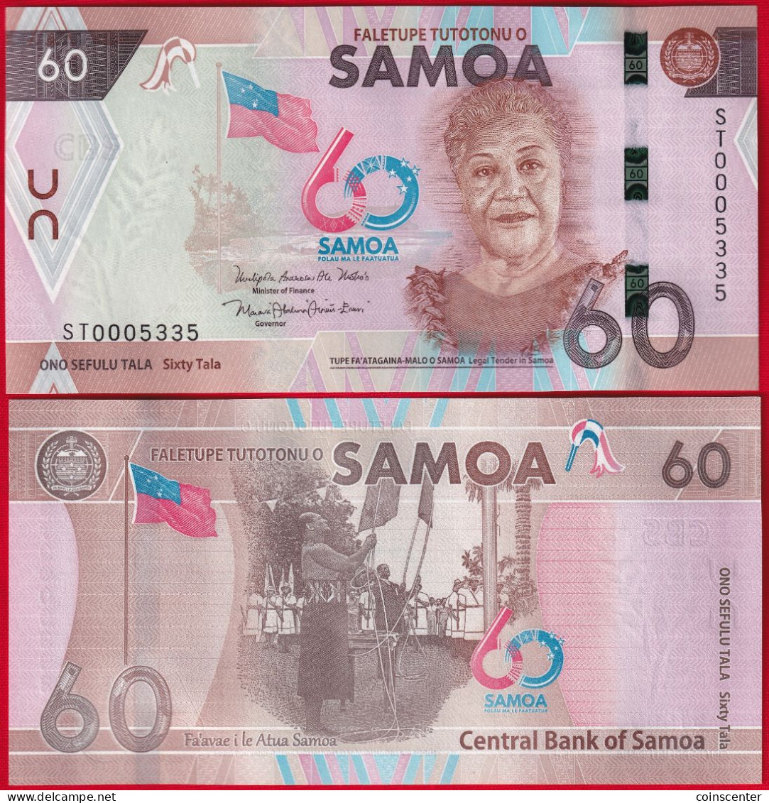 Samoa 60 Tala 2023 P-W46 "Independence" UNC - Samoa