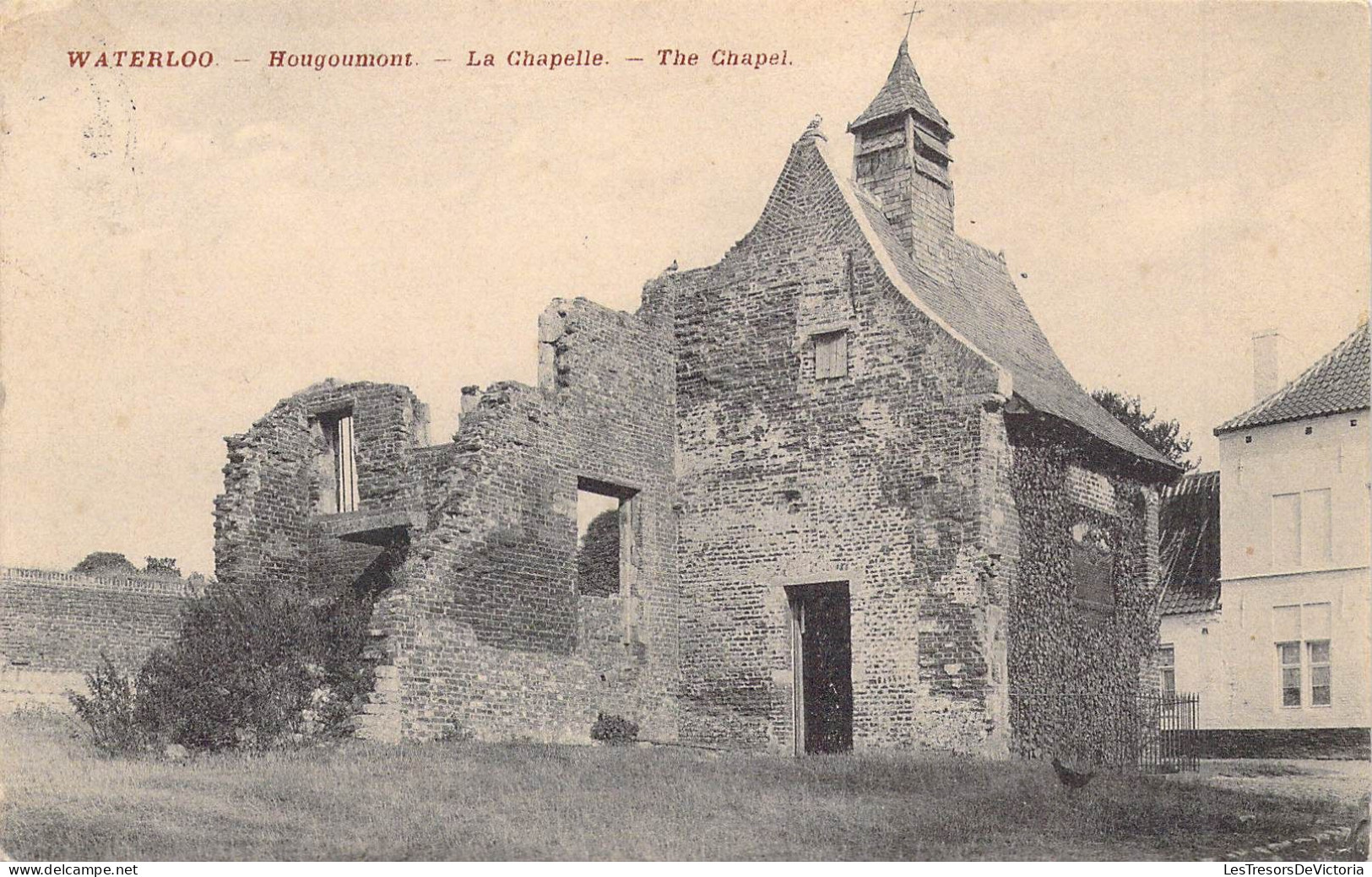 BELGIQUE - WATERLOO - Hougoumont - La Chapelle - Carte Postale Ancienne - Waterloo