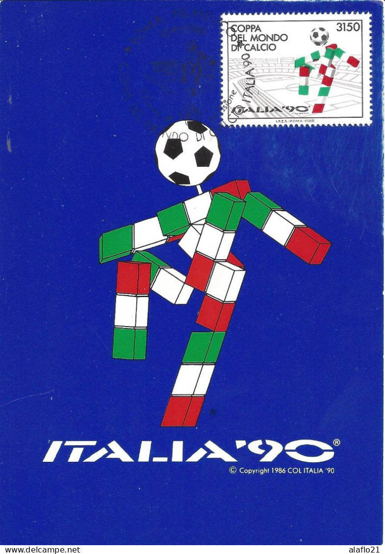 ITALIE - CARTE MAXIMUM - Yvert N° 1782 - COUPE Du MONDE De FOOT - Maximum Cards