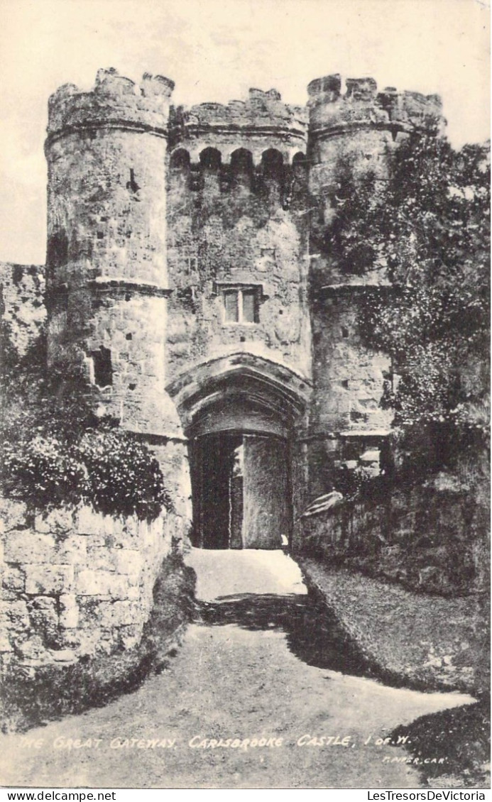 ANGLETERRE - Ile De Wight - Carisbroke Castle - The Great Gateway - Carte Postale Ancienne - Other & Unclassified