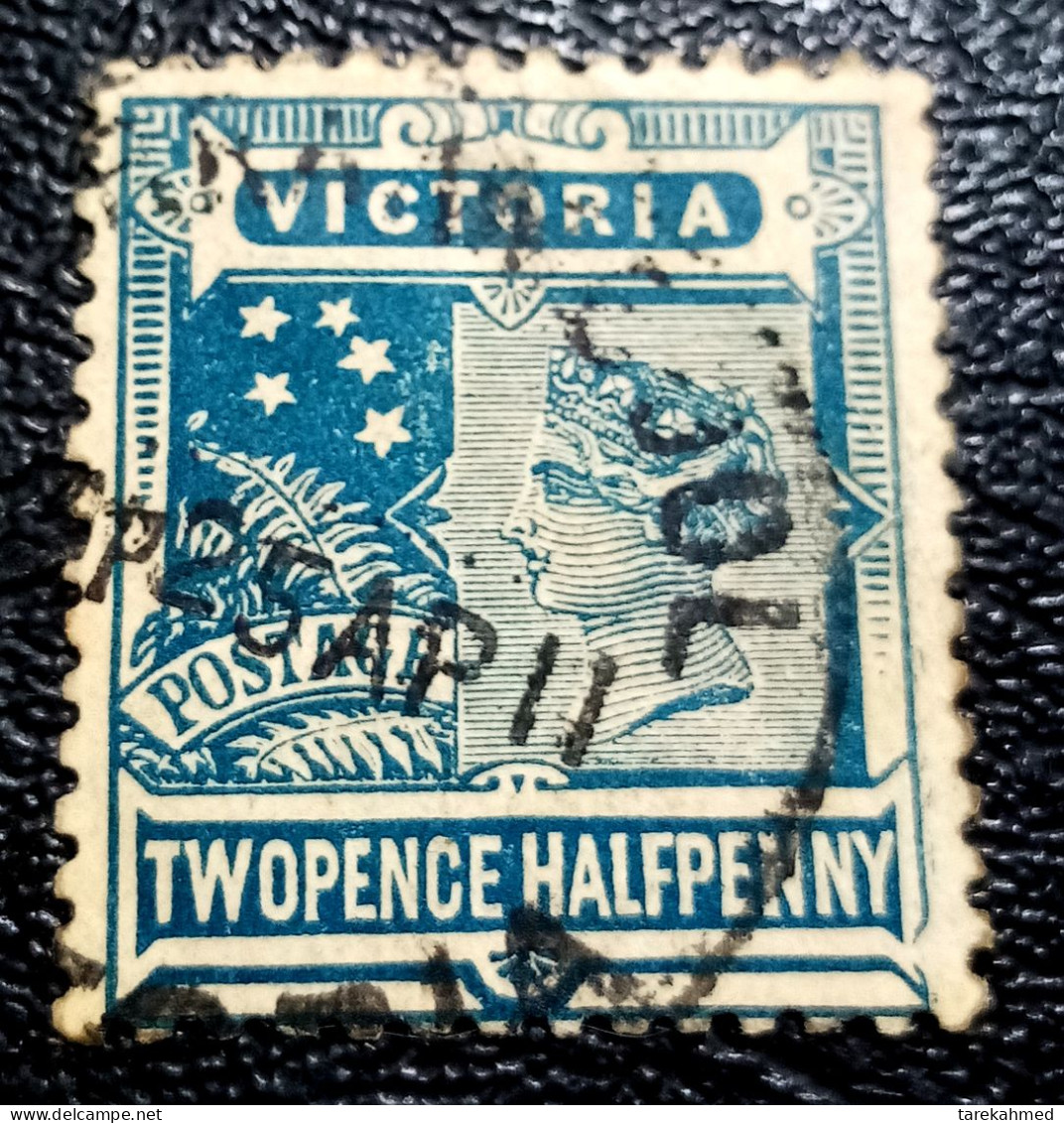 Victoria, 1901, SG 388a 2.1/2d Deep Blue. VF - Oblitérés