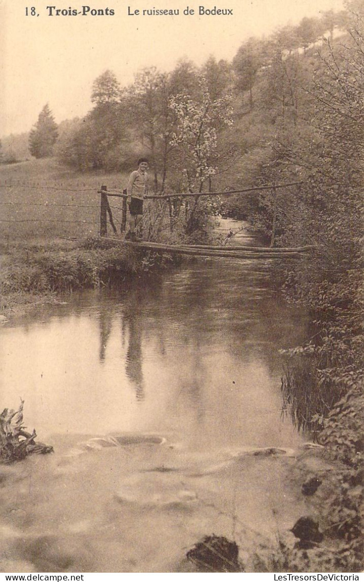 BELGIQUE - TROIS PONTS - Le Ruisseau De Bodeux - Carte Postale Ancienne - Trois-Ponts