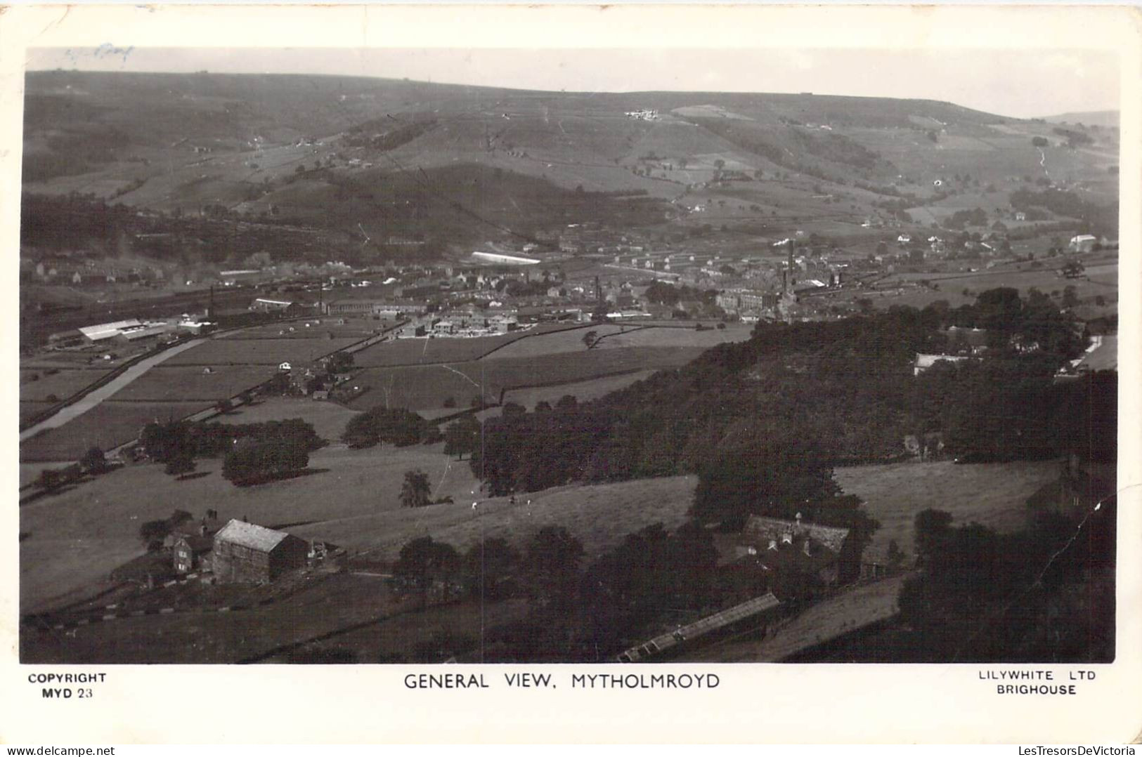 ANGLETERRE - Mytholmroyd - General View - Carte Postale Ancienne - Andere & Zonder Classificatie