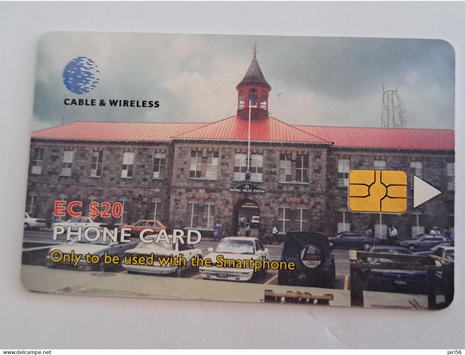 ST VINCENT & GRENADINES / CHIP CARD $20,- POLICE HEADQUARTERS  / C&W    Fine Used  Card  **13694 ** - Saint-Vincent-et-les-Grenadines