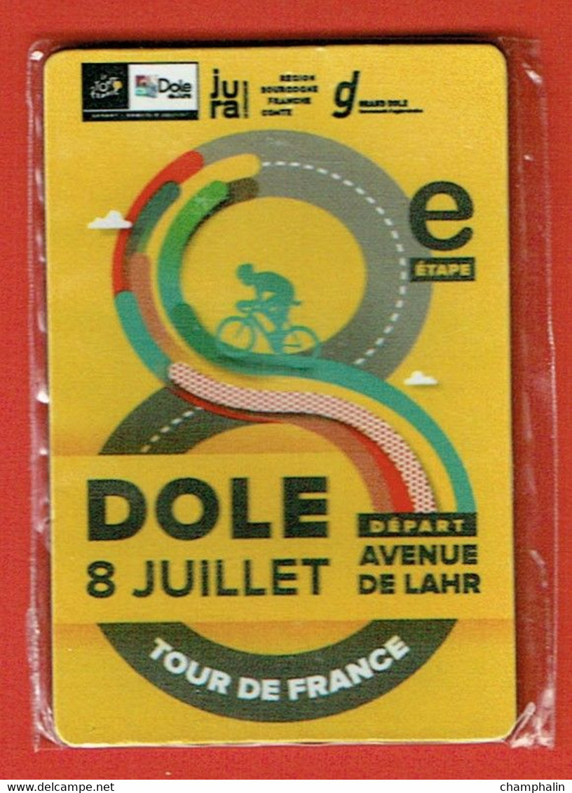 France - Magnet Publicitaire - Tour De France -  Dole (39) Ville Départ 8ème étape 8 Juillet 2017 - Sport Cyclisme - Sports