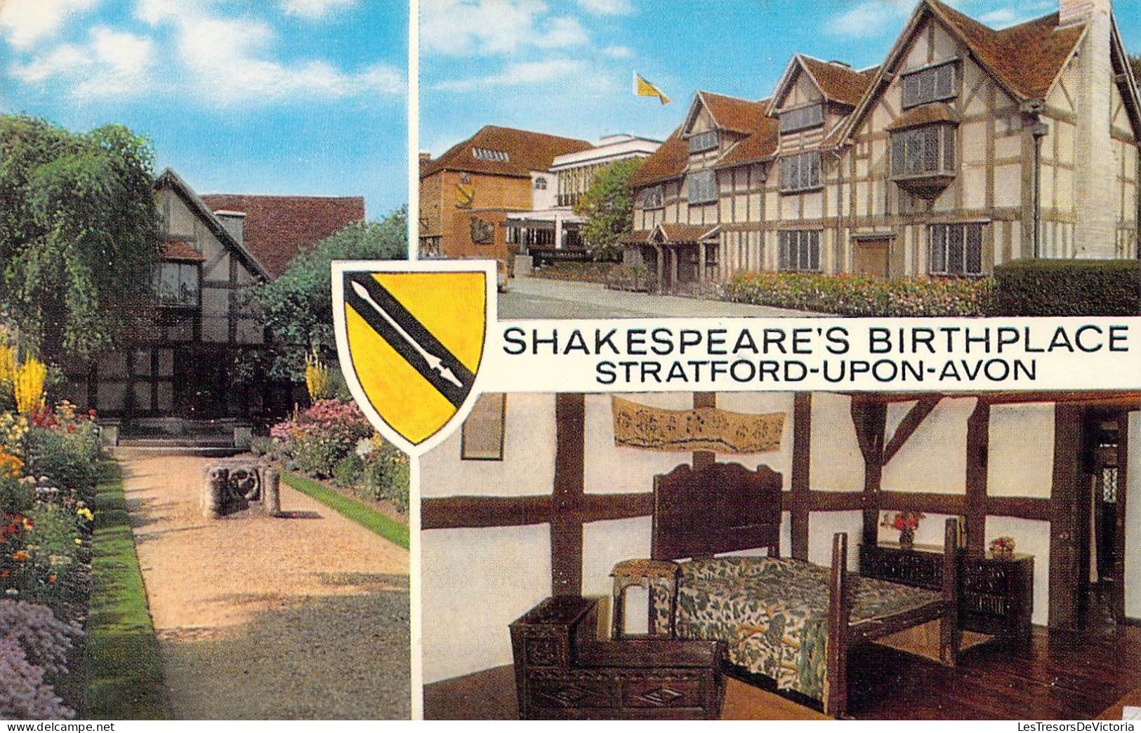 ANGLETERRE - Stratford-Upon-Avon - Shakespeare's Birthplace - Carte Postale Ancienne - Stratford Upon Avon