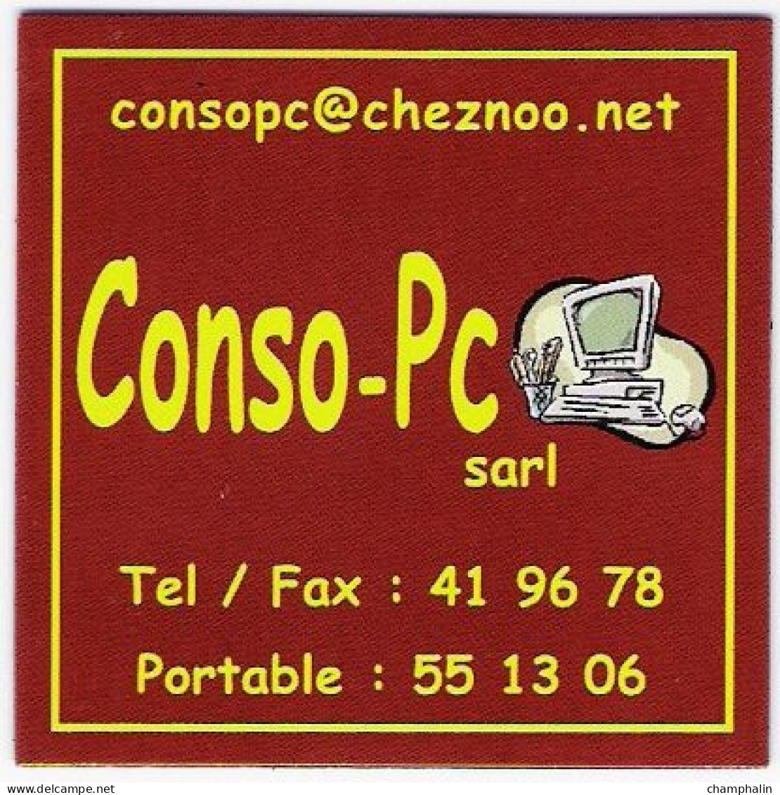 France - Magnet Publicitaire - Conso-Pc Sarl - Entreprise Informatique à Saint-Pierre-et-Miquelon (975) - Reclame