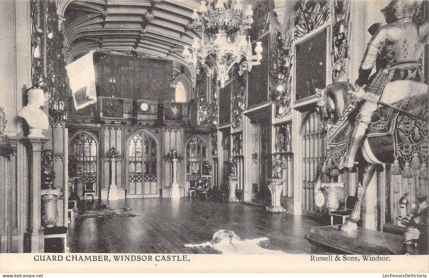 ANGLETERRE - Guard Chamber - Windsor Castle - Carte Postale Ancienne - Windsor Castle