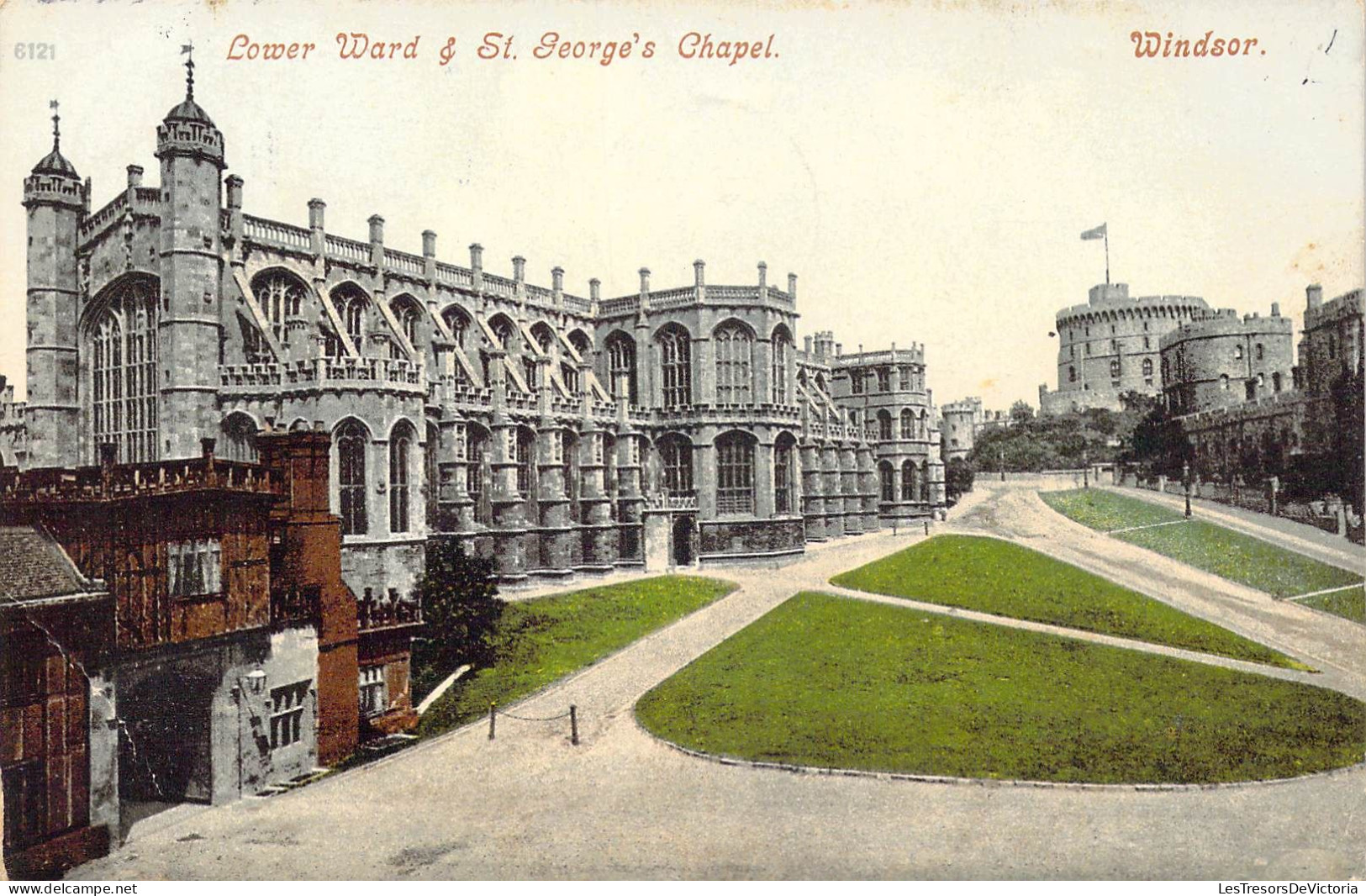 ANGLETERRE - Windsor - Lower Ward & St. George's Chapel - Carte Postale Ancienne - Windsor