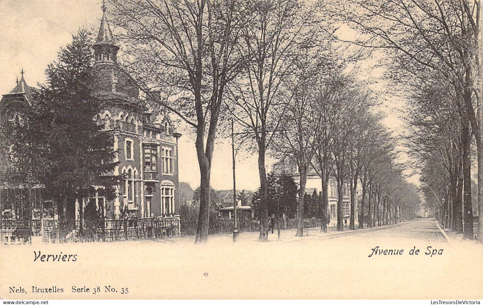 BELGIQUE - VERVIERS - Avenue De Spa - Edit Nels - Carte Postale Ancienne - Verviers