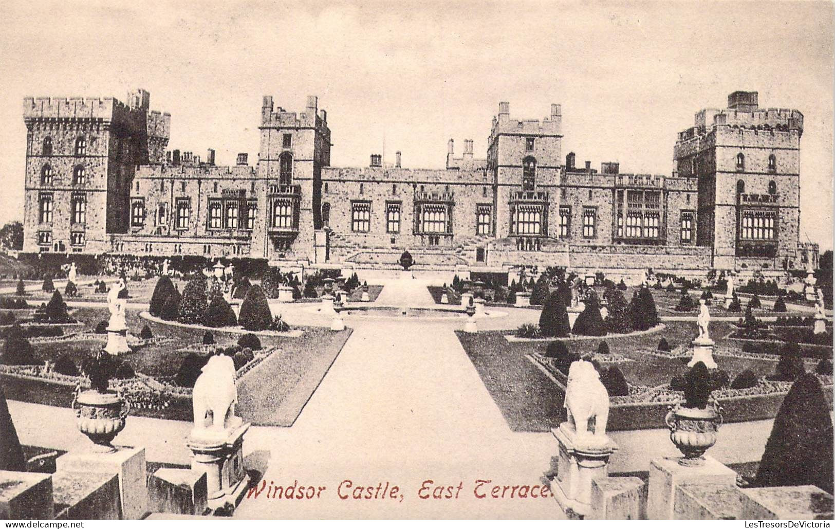 ANGLETERRE - Windsor Castle - East Terrace - Carte Postale Ancienne - Windsor Castle