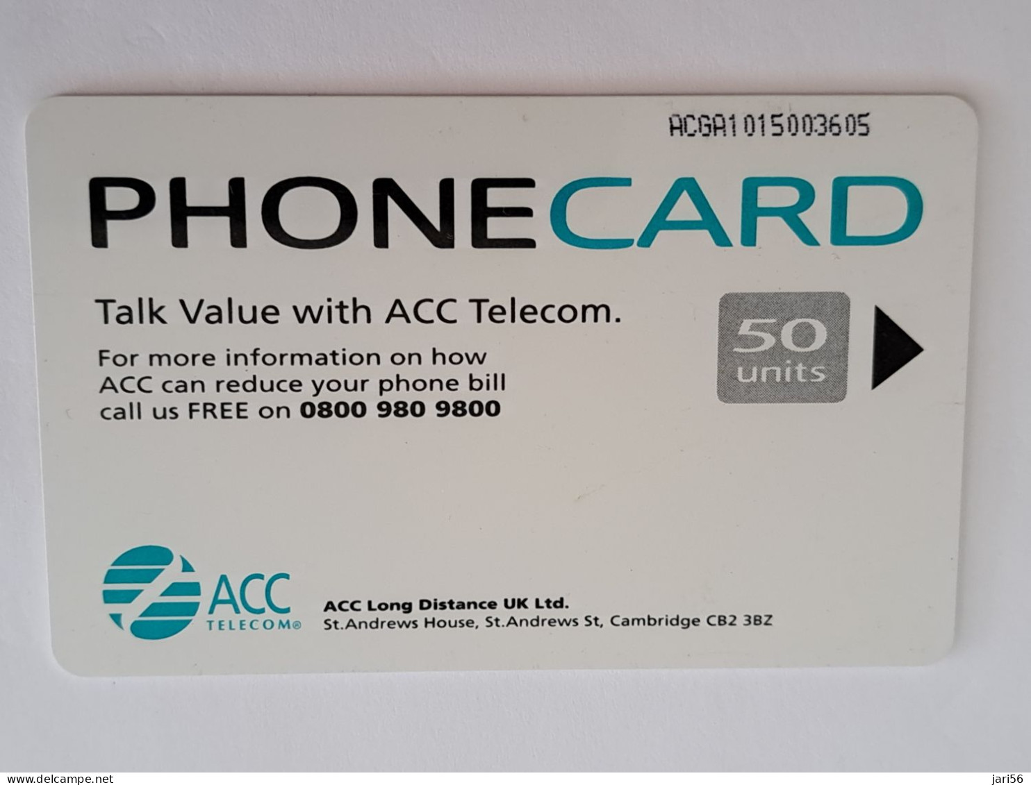 GREAT BRITAIN  / CHIPCARD/ ACC/PHONECARD/ ACC TELECOM /50 UNITS       **13701** - Collezioni