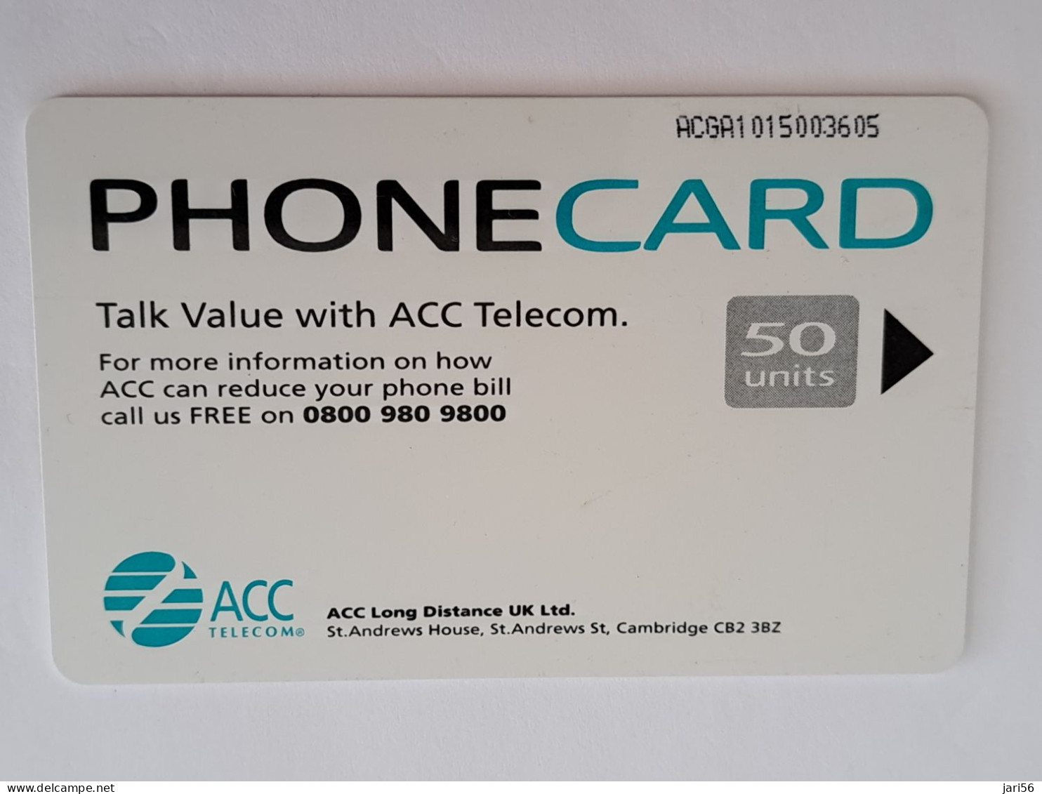 GREAT BRITAIN  / CHIPCARD/ ACC/PHONECARD/ ACC TELECOM /50 UNITS       **13701** - Collections