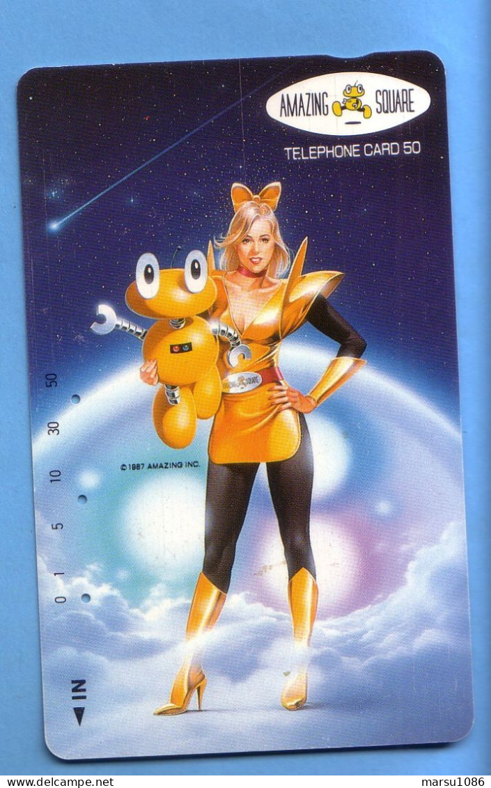 Japan Japon Telefonkarte Phonecard -  Girl Femme Women Frau Roboter Robot - Personnages