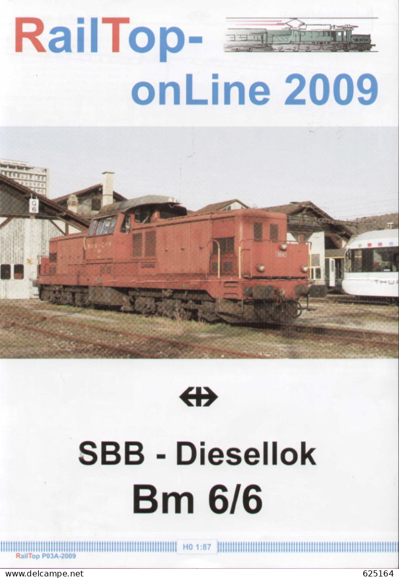 Catalogue RailTop-onLine 2009 SBB Diesellok Bm 6/6 HO 1:87 - Allemand