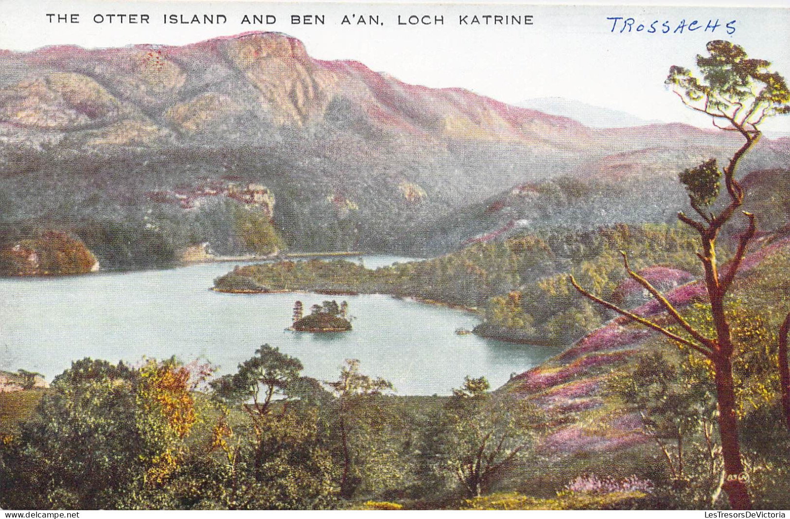 ECOSSE - Trossachs - The Otter Island And Ben A'An - Loch Katrine - Carte Postale Ancienne - Otros & Sin Clasificación