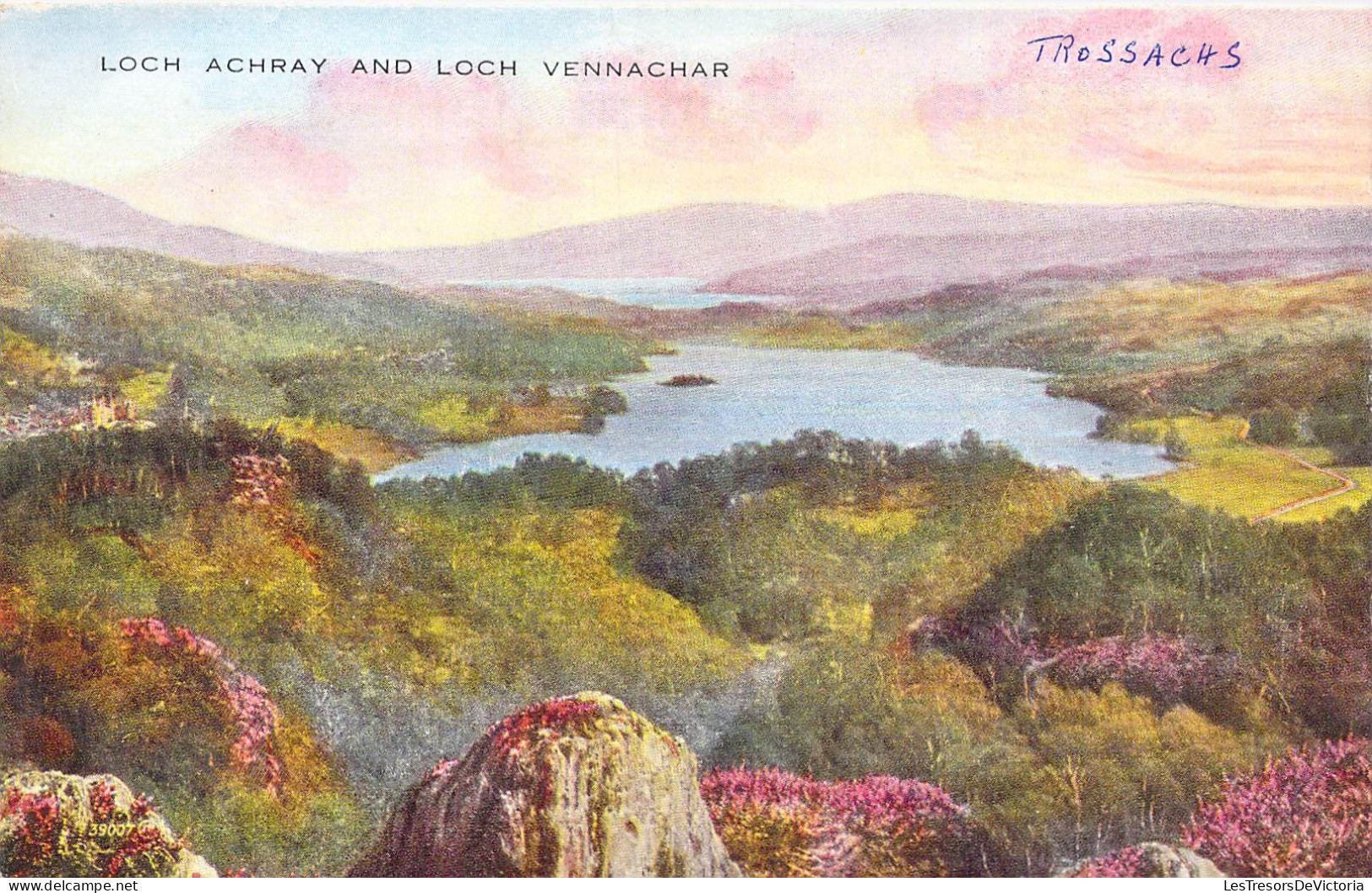 ECOSSE - Trossachs - Loch Achray And Loch Vennachar - Carte Postale Ancienne - Other & Unclassified