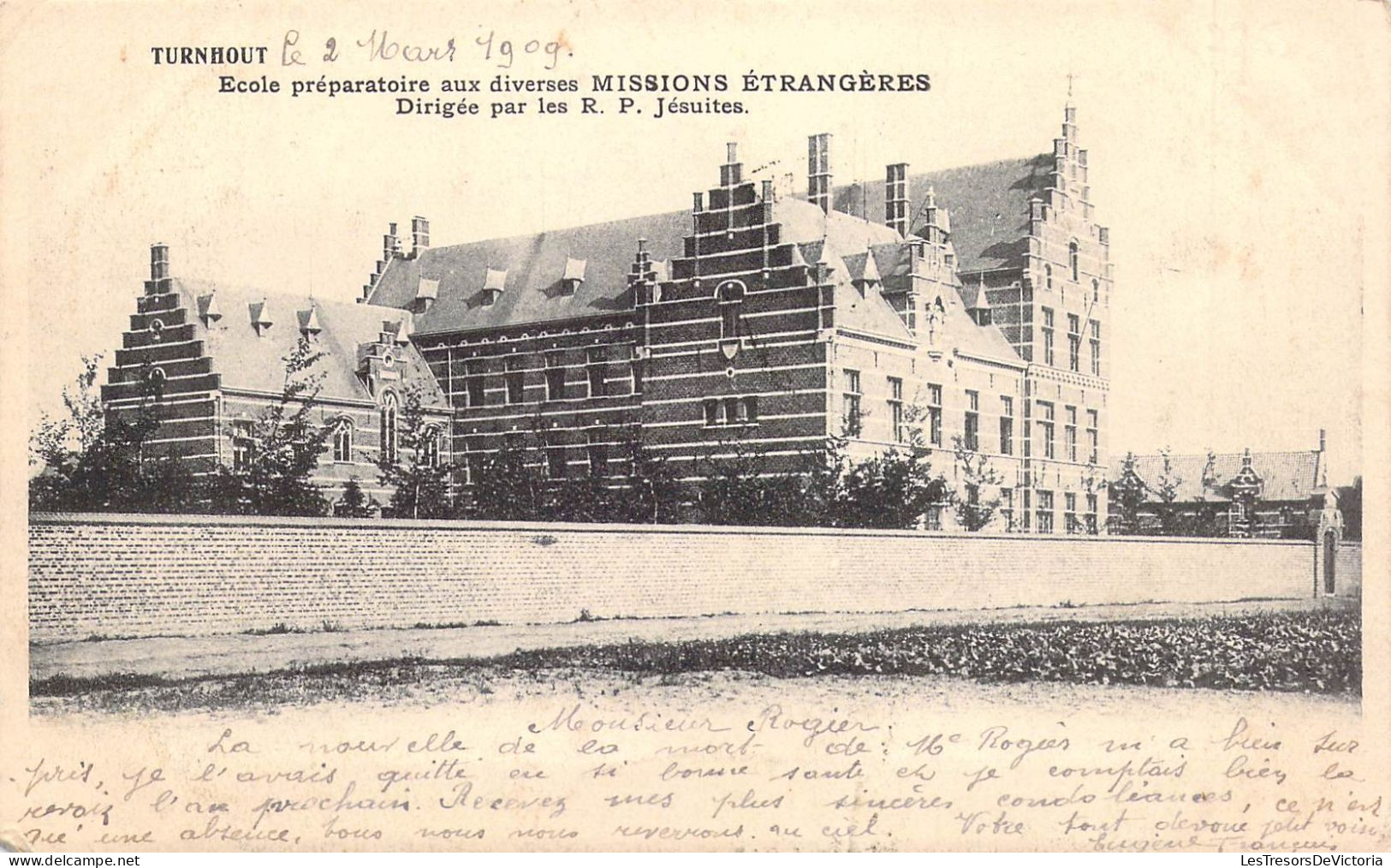 BELGIQUE - TURNHOUT - L'Eglise Du Sacré Coeur - Edit S D - Carte Postale Ancienne - Turnhout