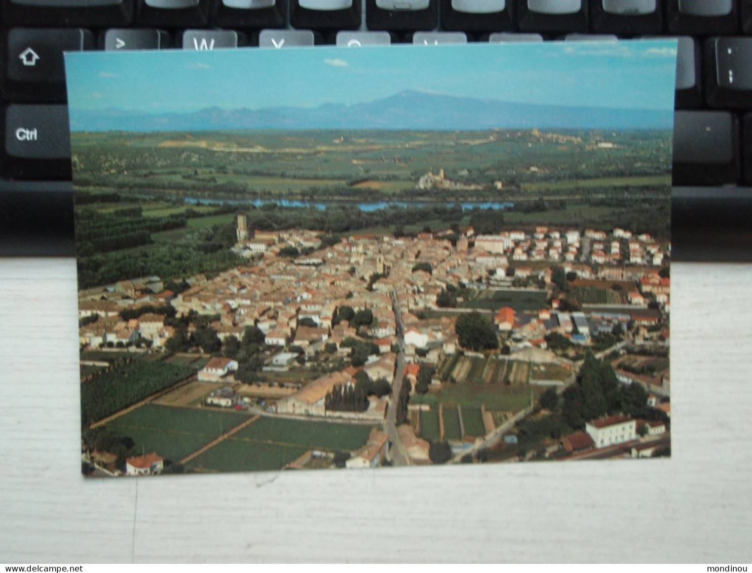 Cp COULEUR NEUVE ANNEES 1980 - Roquemaure (Gard) Vue Générale Par Avion. - Roquemaure