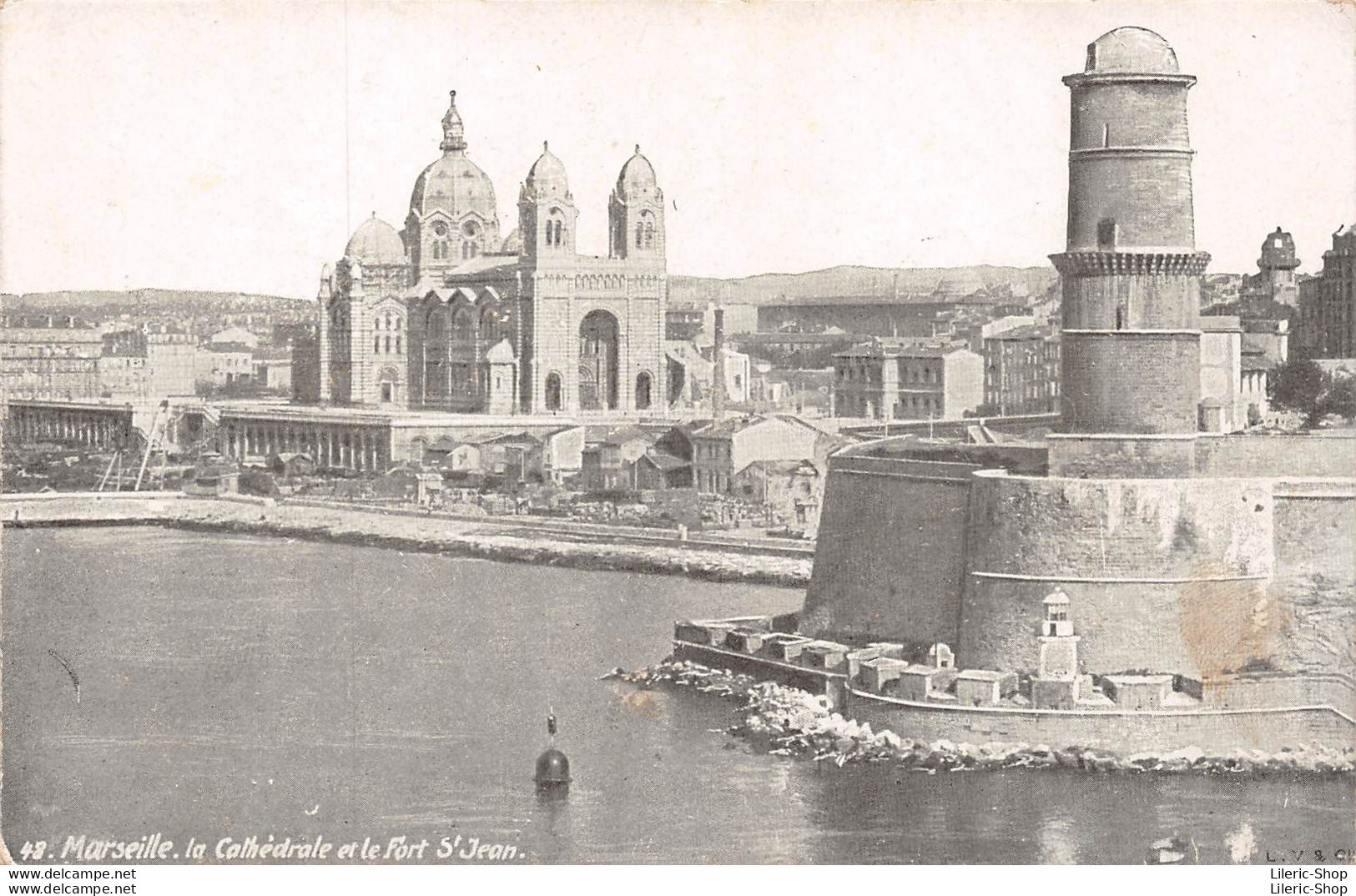 Marseille (13) ◙ La Cathédrale Et Le Fort S'Jean ◙ - Monumenten