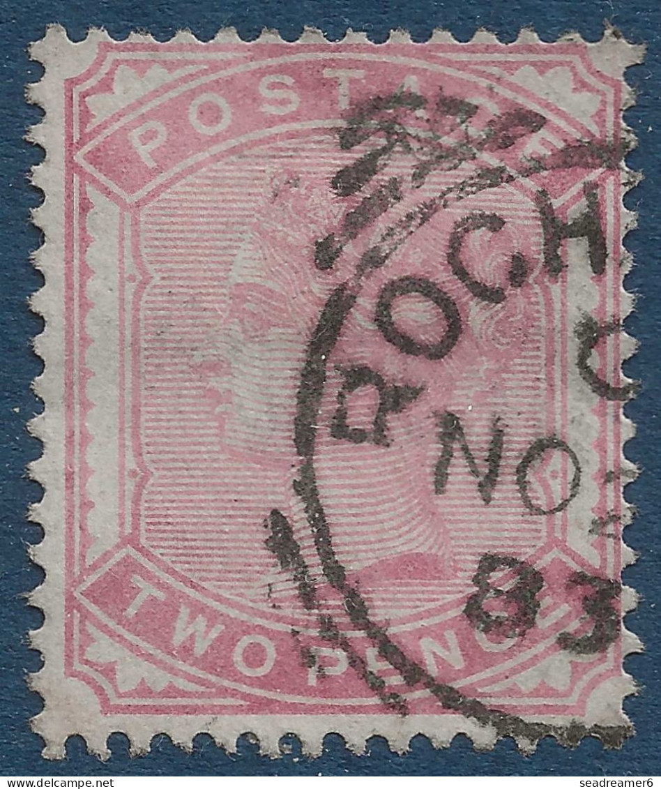 Grande Bretagne N°70 2 Pence Rose Oblitéré Dateur De ROCHESTER TTB - Oblitérés