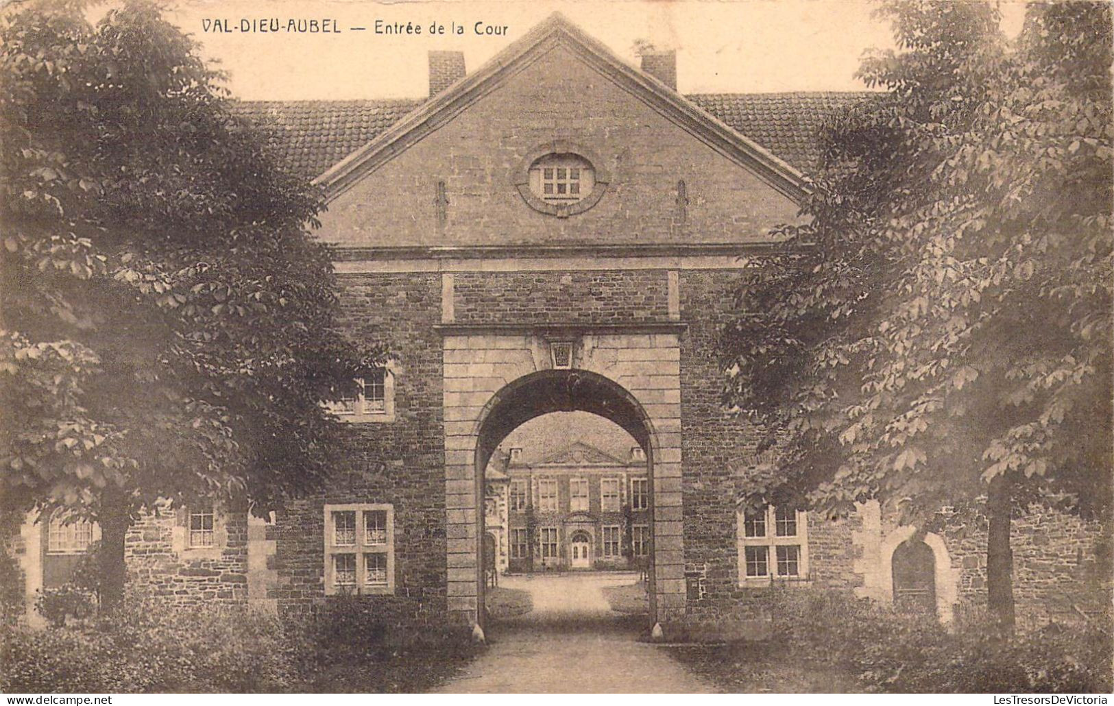 BELGIQUE - AUBEL - VAL DIEU AUBEL - Entrée De La Cour - Edit Franck Collard - Carte Postale Ancienne - Aubel