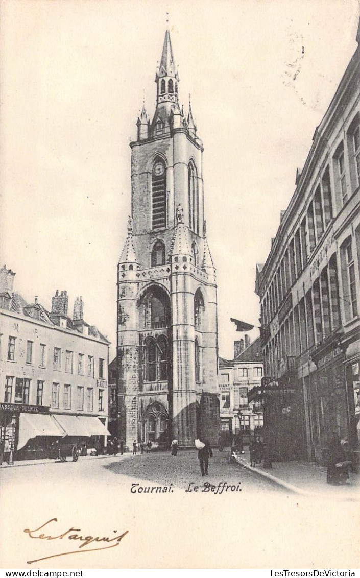 BELGIQUE - TOURNAI - Le Beffroi - Carte Postale Ancienne - Tournai