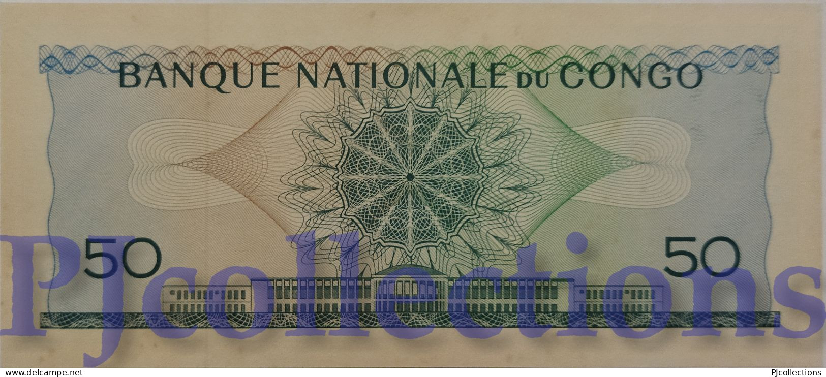 CONGO DEMOCRATIC REPUBLIC 50 FRANCS 1962 PICK 5a UNC - Democratische Republiek Congo & Zaire