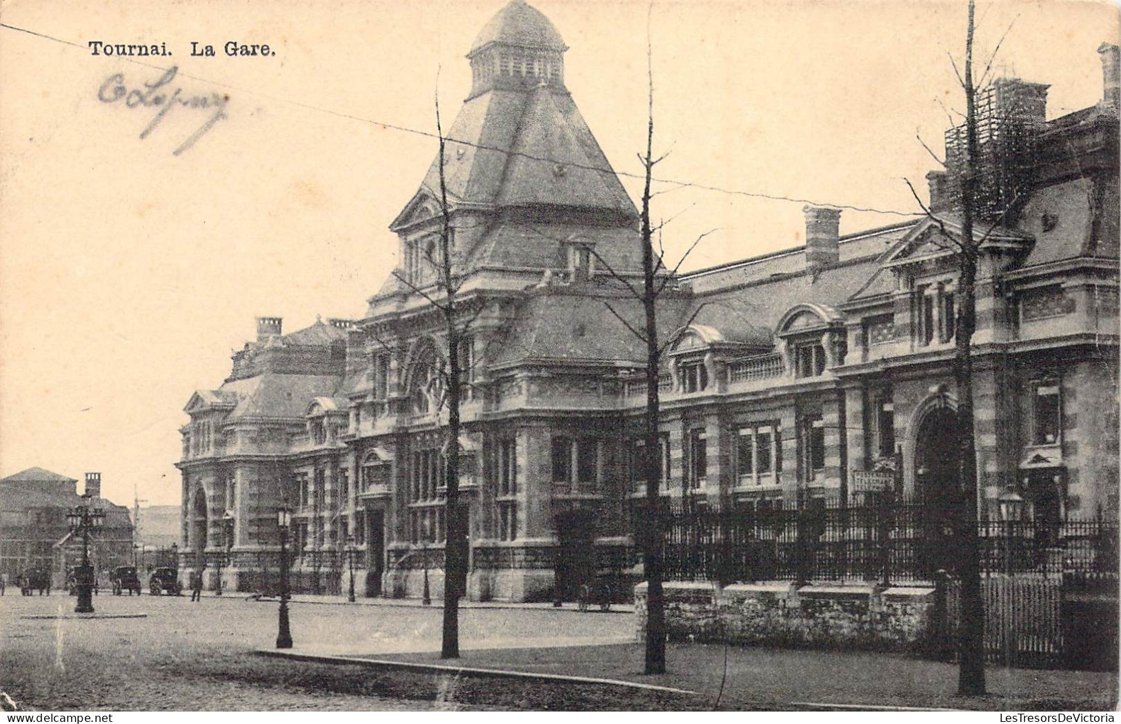 BELGIQUE - TOURNAI - La Gare - Carte Postale Ancienne - Tournai