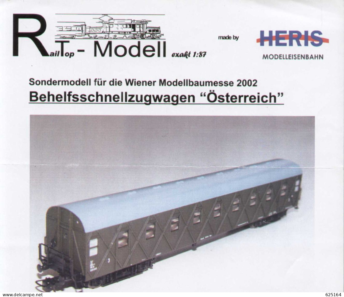 Catalogue RailTop-onLine 2002 Info Neuheiten HERIS HO 1:87 - Alemania