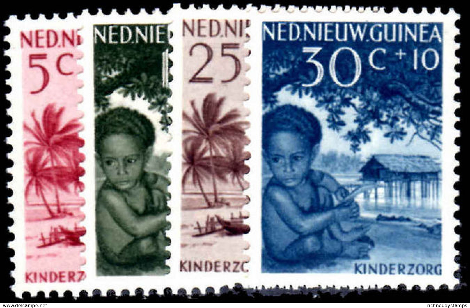 Netherlands New Guinea 1957 Child Welfare Unmounted Mint. - Nuova Guinea Olandese