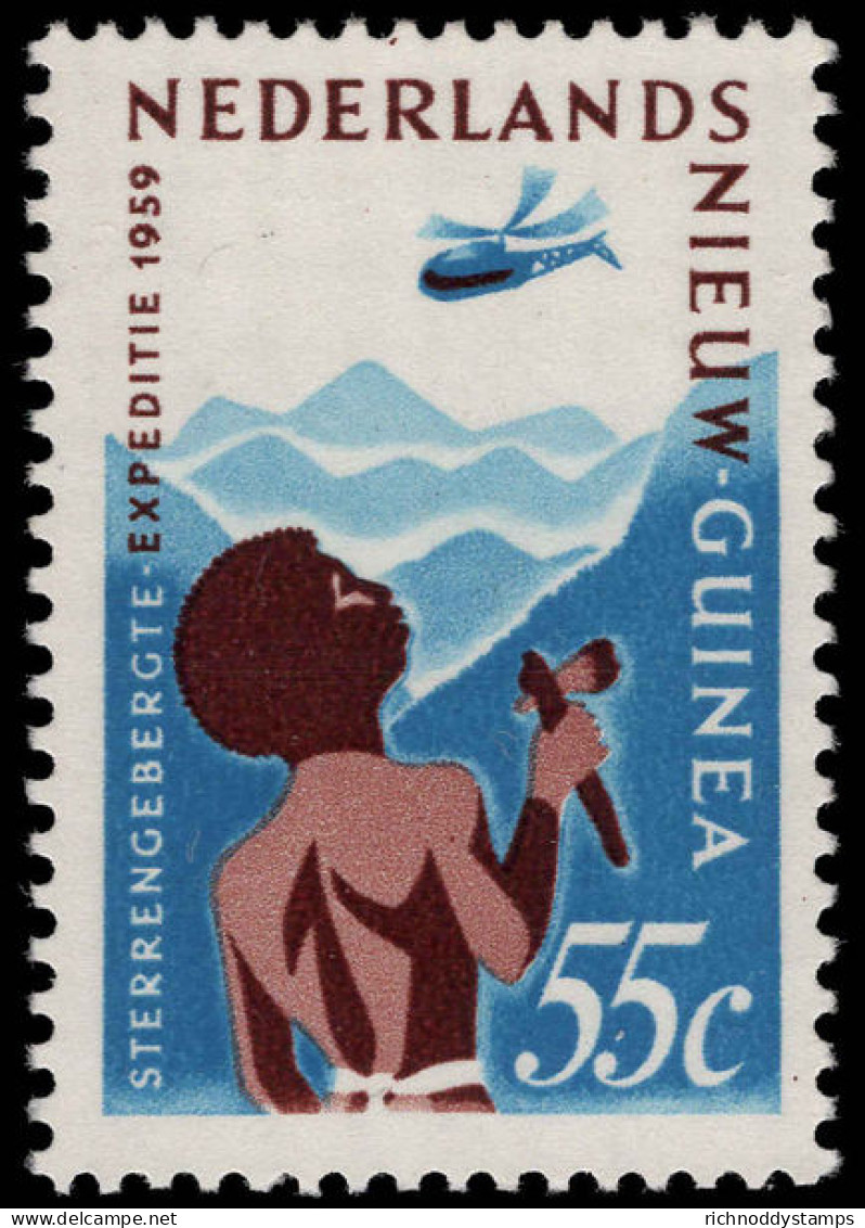 Netherlands New Guinea 1959 Stars Mountain Expedition Unmounted Mint. - Netherlands New Guinea