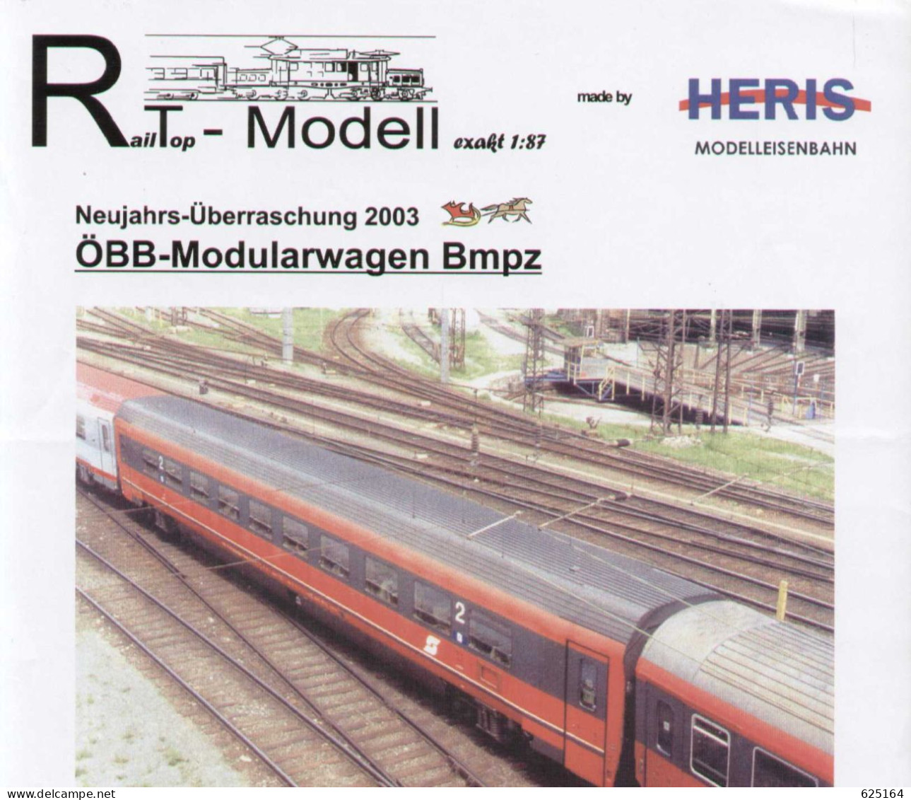 Catalogue RailTop-onLine 2003 Info Neuheiten HERIS HO 1:87 - Deutsch
