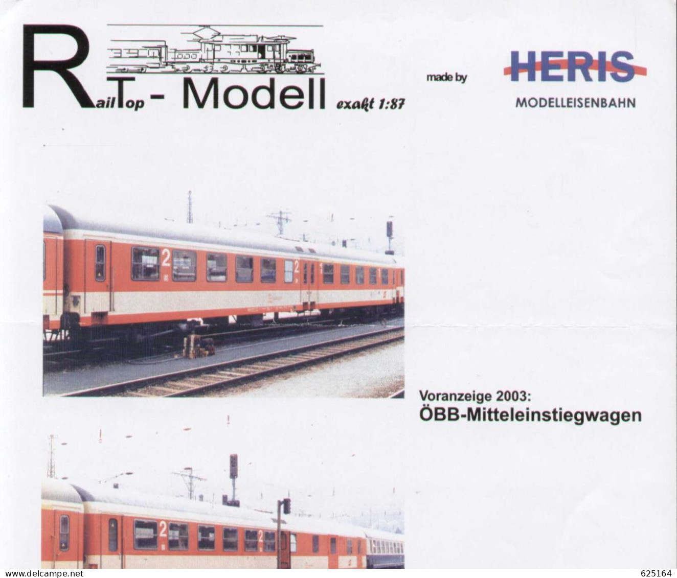Catalogue RailTop-onLine 2003 Info Neuheiten HERIS HO 1:87 - Duits