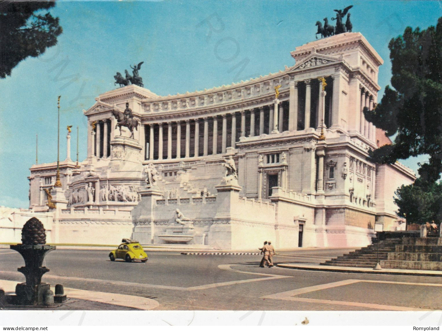 CARTOLINA  ROMA,LAZIO-MONUMENTO A VITTORIO EMANUELE II-STORIA,MEMORIA,CULTURA,RELIGIONE,BELLA ITALIA,VIAGGIATA 1960 - Altare Della Patria