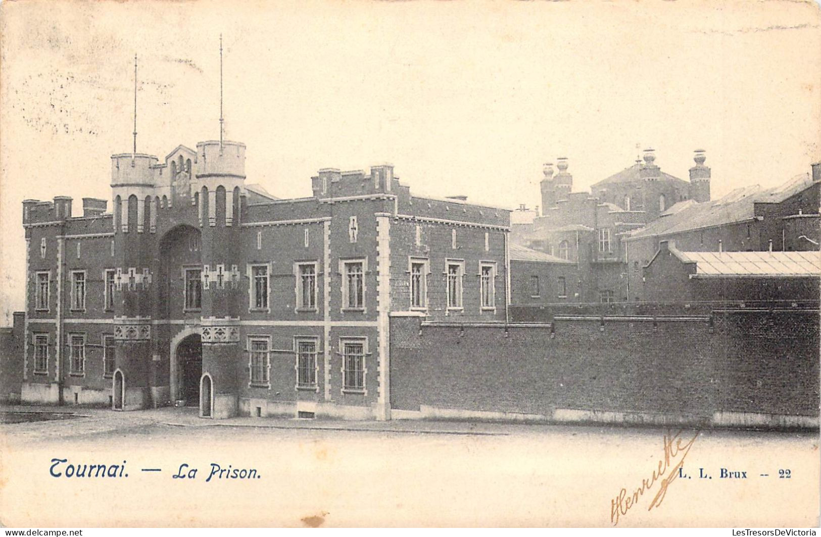 BELGIQUE - TOURNAI - La Prison - L L  - Carte Postale Ancienne - Tournai