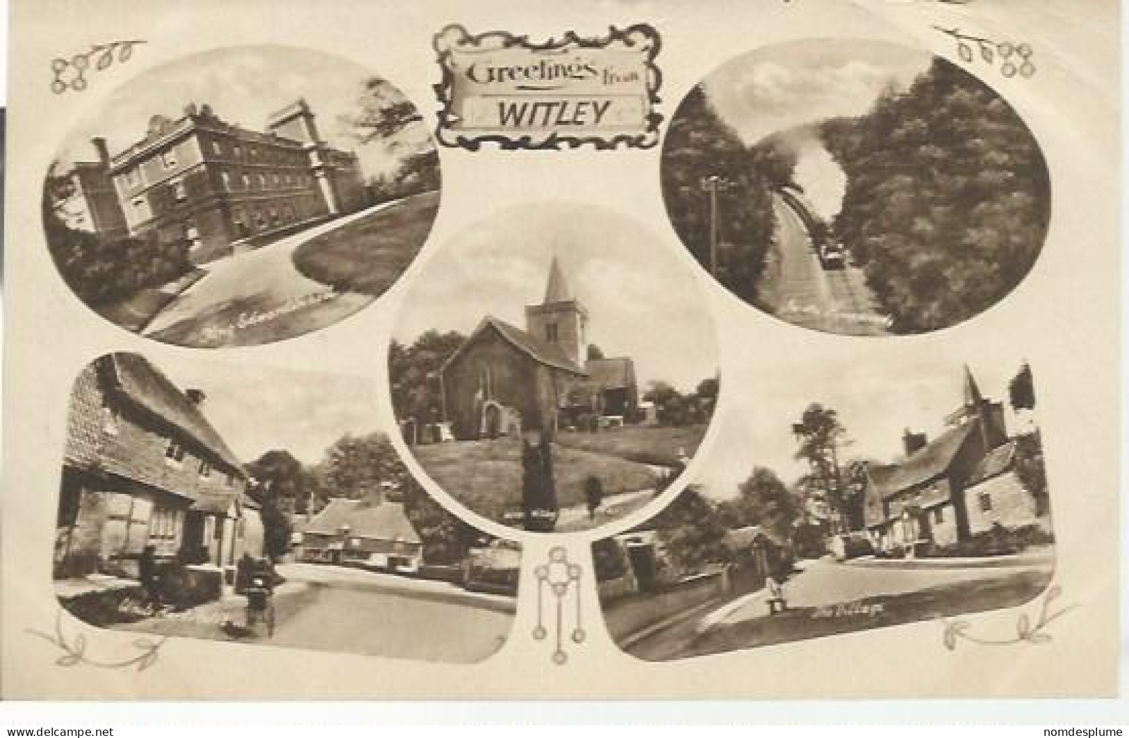 22526)  UK GB Whitley King Edward School Village White Hart Hotel  By Frith's Series - Surrey